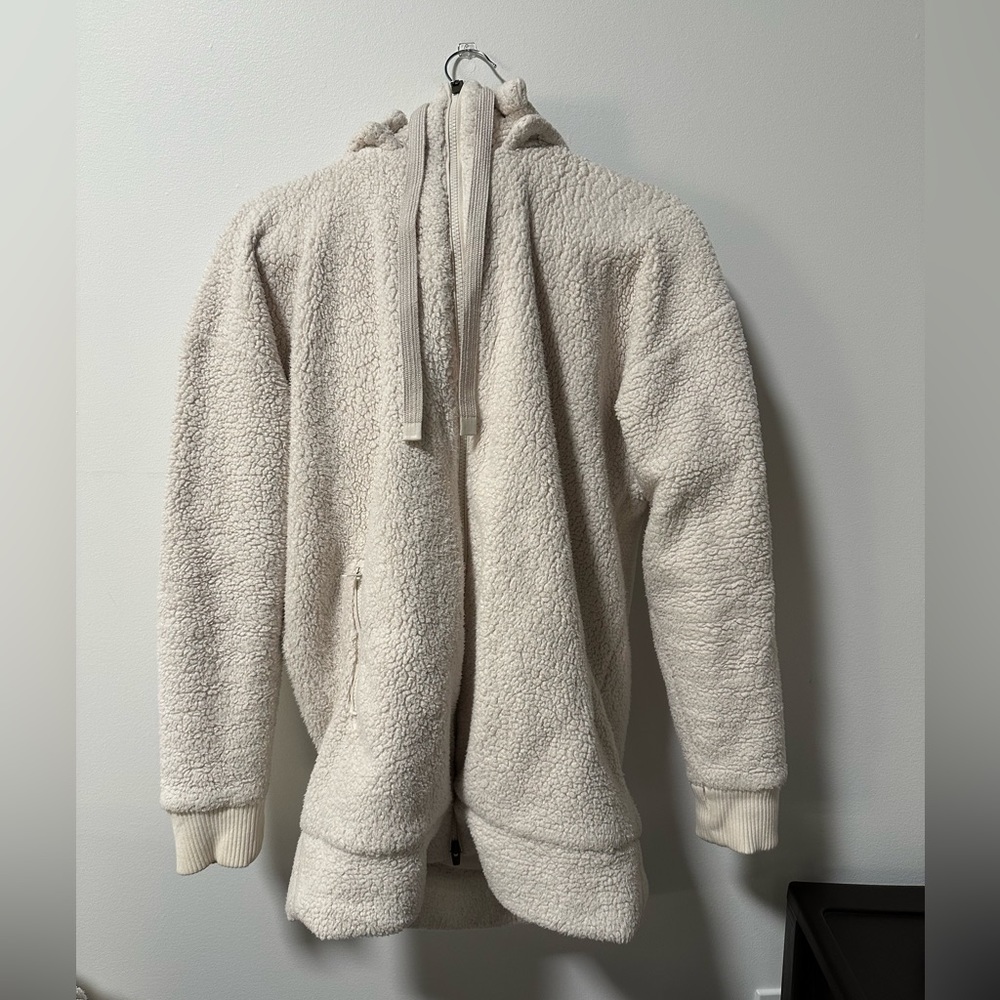 Athleta Tugga Sherpa Coat Long